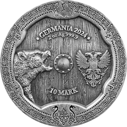 2024 Germania Valkyries Solveig 2 oz Silver BU UHR