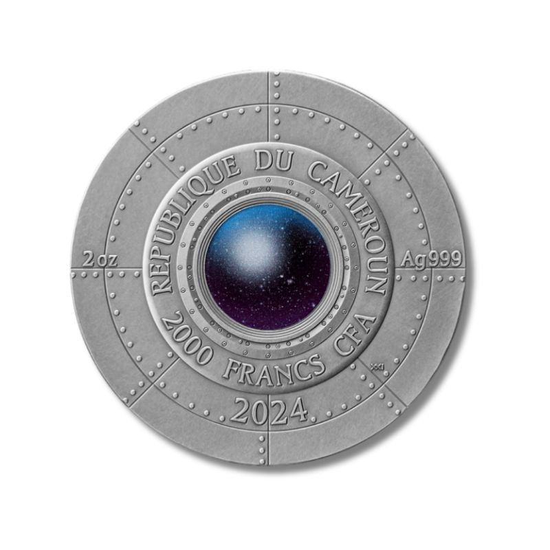 2024 Cameroon Interstellar Phenomena Roswell UFO Incident 2oz Silver Coin