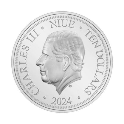 2024 Niue Disney Lunar Happy Year of the Dragon 3oz Silver Proof Coin