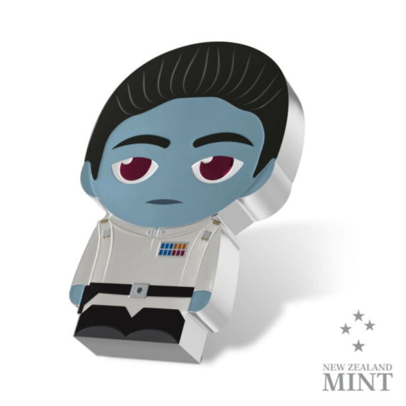 2024 Niue Star Wars Grand Admiral Thrawn 1 oz Silver Proof Chibi Coin