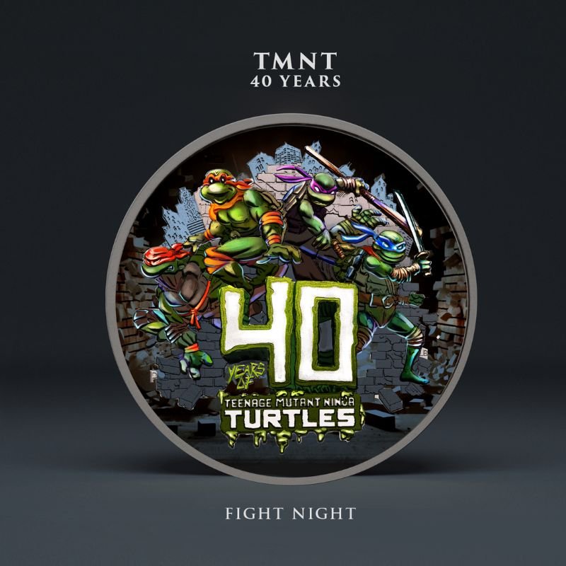 2024 Perth .999 Silver Coin Teenage Mutant Ninja Turtles Enhanced "Fight Night"