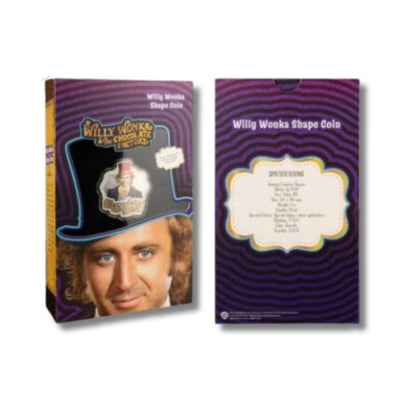 2024 Samoa $5 Willy Wonka 1 oz .999 Fine Silver Coin - Colorized coin with limited mintage and chance to find a Golden Ticket.