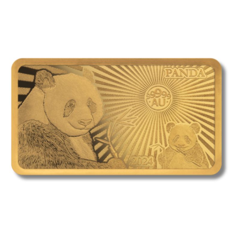 2024 Solomon Islands World’s Purest Bullion Panda 1100 oz Proof Gold Bar