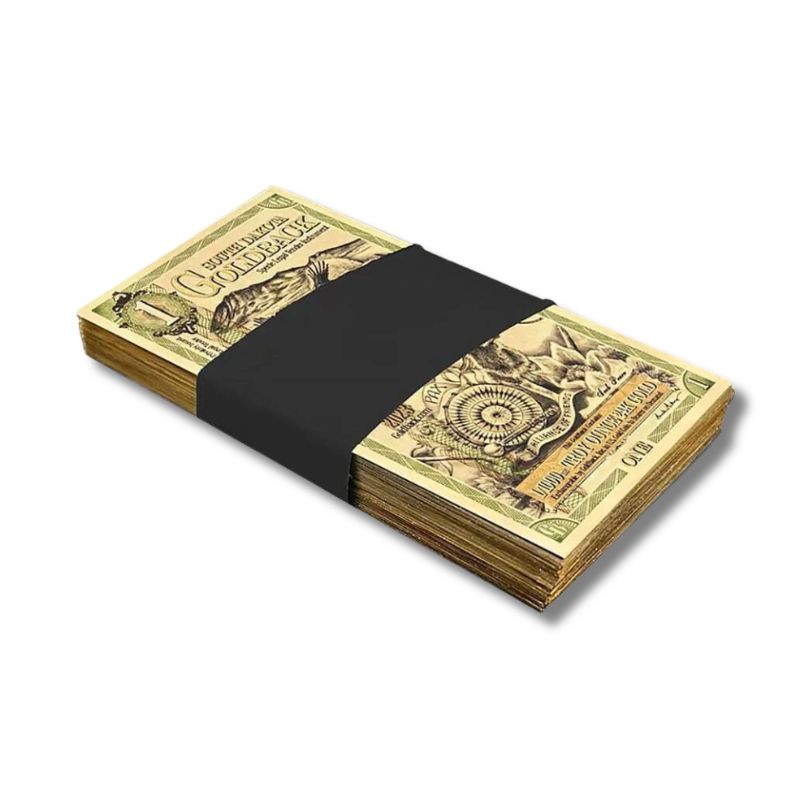 2024 South Dakota Goldback Foil Notes 1/1000 oz of .999 Gold BU