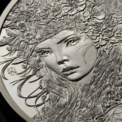 2024 St. Helena Modern Una & The Lion 1oz Silver Proof Coin