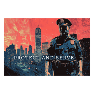 2025 American Service Workers Hero Bar 3rd in Series Police 1oz .999 Silver - Captain’s Chest Bullion