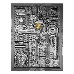 2025 Antiqued and Gilded Samoa Journey on the Road 2oz Silver Coin