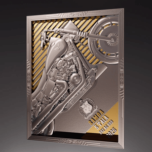 2025 Antiqued and Gilded Samoa Journey on the Road 2oz Silver Coin - Captain’s Chest Bullion