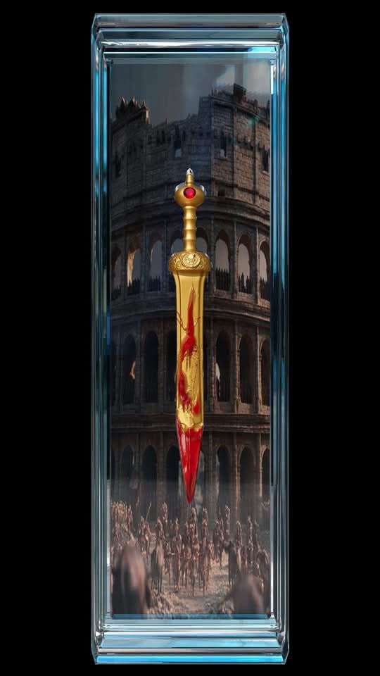 2025 Cameroon Gladius 2 oz Gold Gilded Silver Shaped Coin - Captain’s Chest Bullion