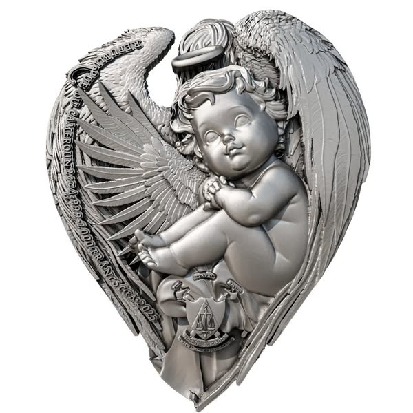 2025 Cameroon Sounds of an Angel 2 oz .999 Silver Coin - Captain’s Chest Bullion