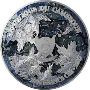 2025 Cameroon Whispers of the Maple Autumn Antique 2 oz Silver 1 kg Copper Coin - Captain’s Chest Bullion
