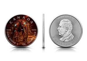 2025 Canada Maple Big Five Iron Elephant 1oz .9999 Silver - Captain’s Chest Bullion