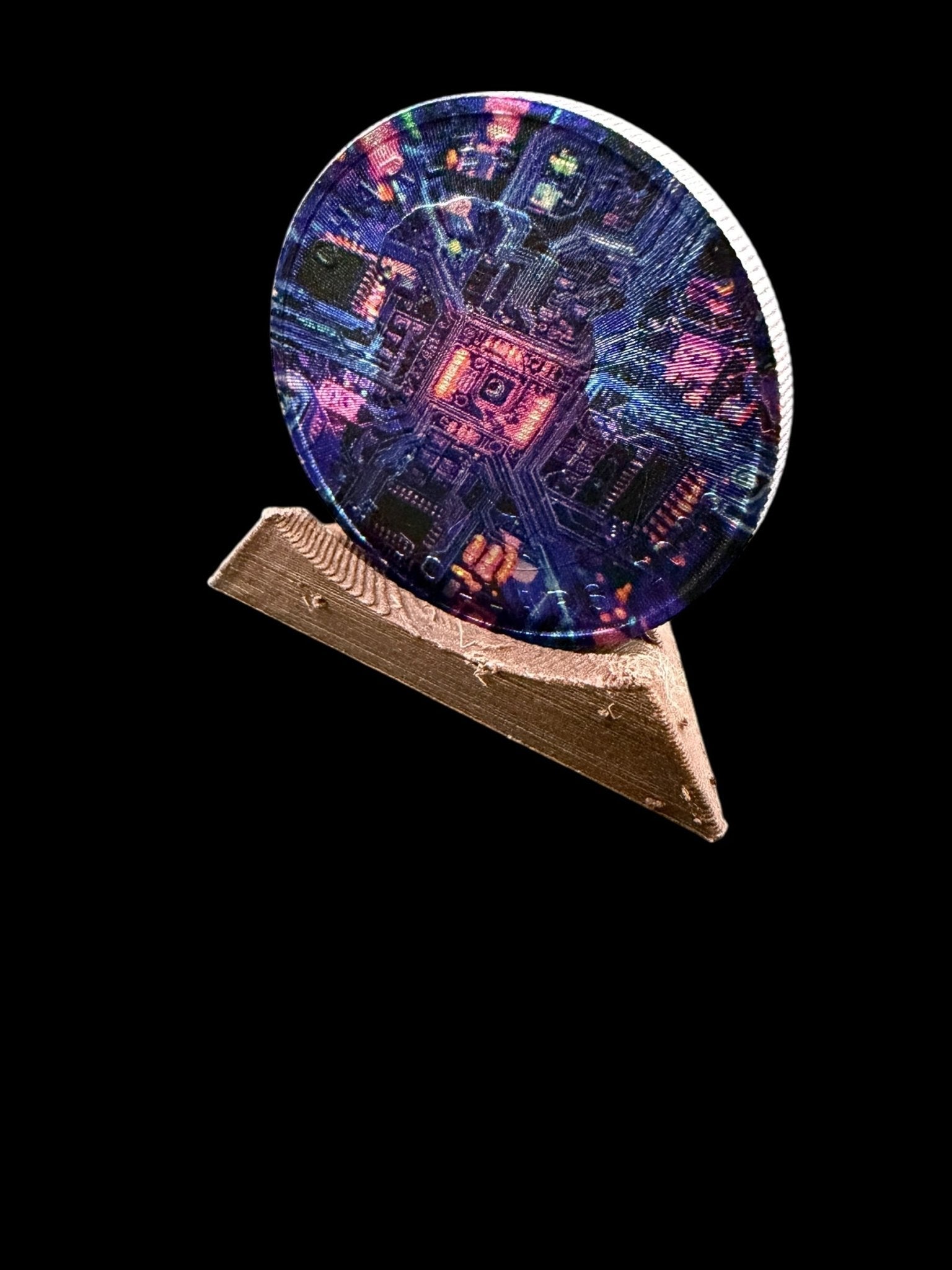 2025 Canada Maple Colorized Tech Noir .9999 Silver Coin - Captain’s Chest Bullion