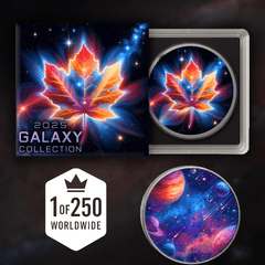 2025 Canada Maple Galaxy Series 1oz .9999 Pur Silver Coin