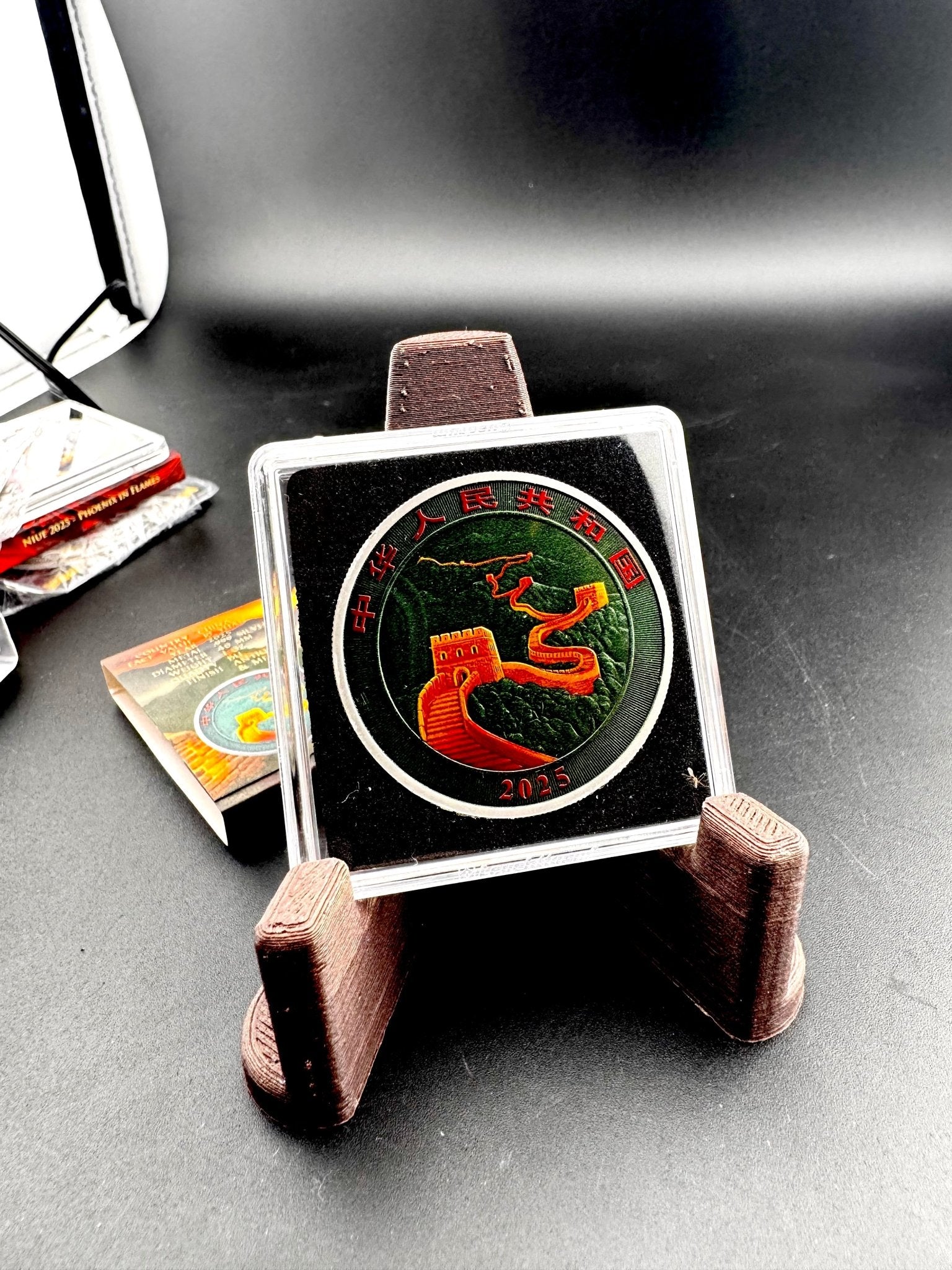 2025 China Chinese Dragon BU Metallic Colorized 1oz .999 Silver Coin - Captain’s Chest Bullion