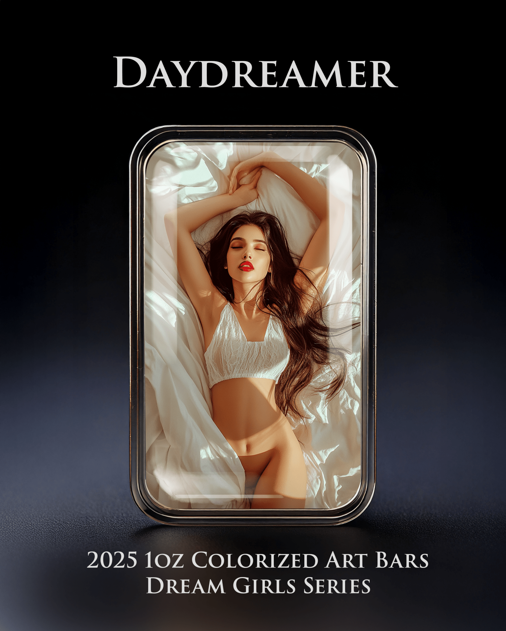 2025 Colorized 1oz .999 Silver Art Bar Dream Girl Series "DayDreamer" - Captain’s Chest Bullion