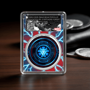 2025 Enhanced Pamp Ironman Vs. Ultron 1oz .999 Silver Coin in Slab - Captain’s Chest Bullion