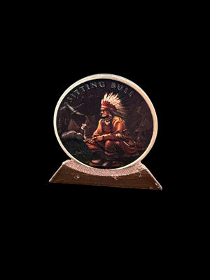 2025 Legendary Warriors Latest "Sitting Bull" Colorized 1oz .999 Silver Medal - Captain’s Chest Bullion