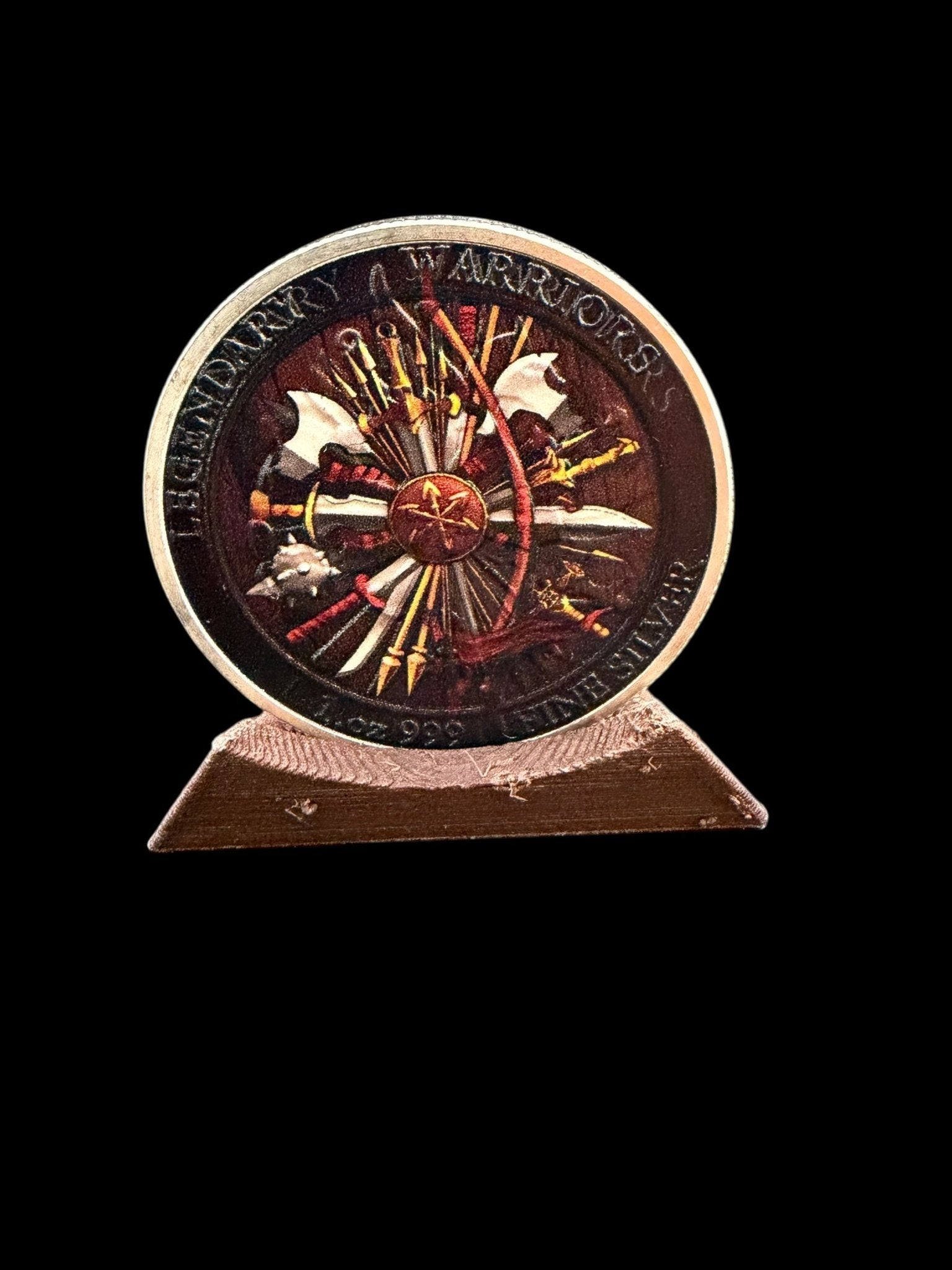 2025 Legendary Warriors Latest "Sitting Bull" Colorized 1oz .999 Silver Medal - Captain’s Chest Bullion