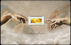 2025 Niue Creation of Adam 1/1000 oz .9999 Gold Coin in Card