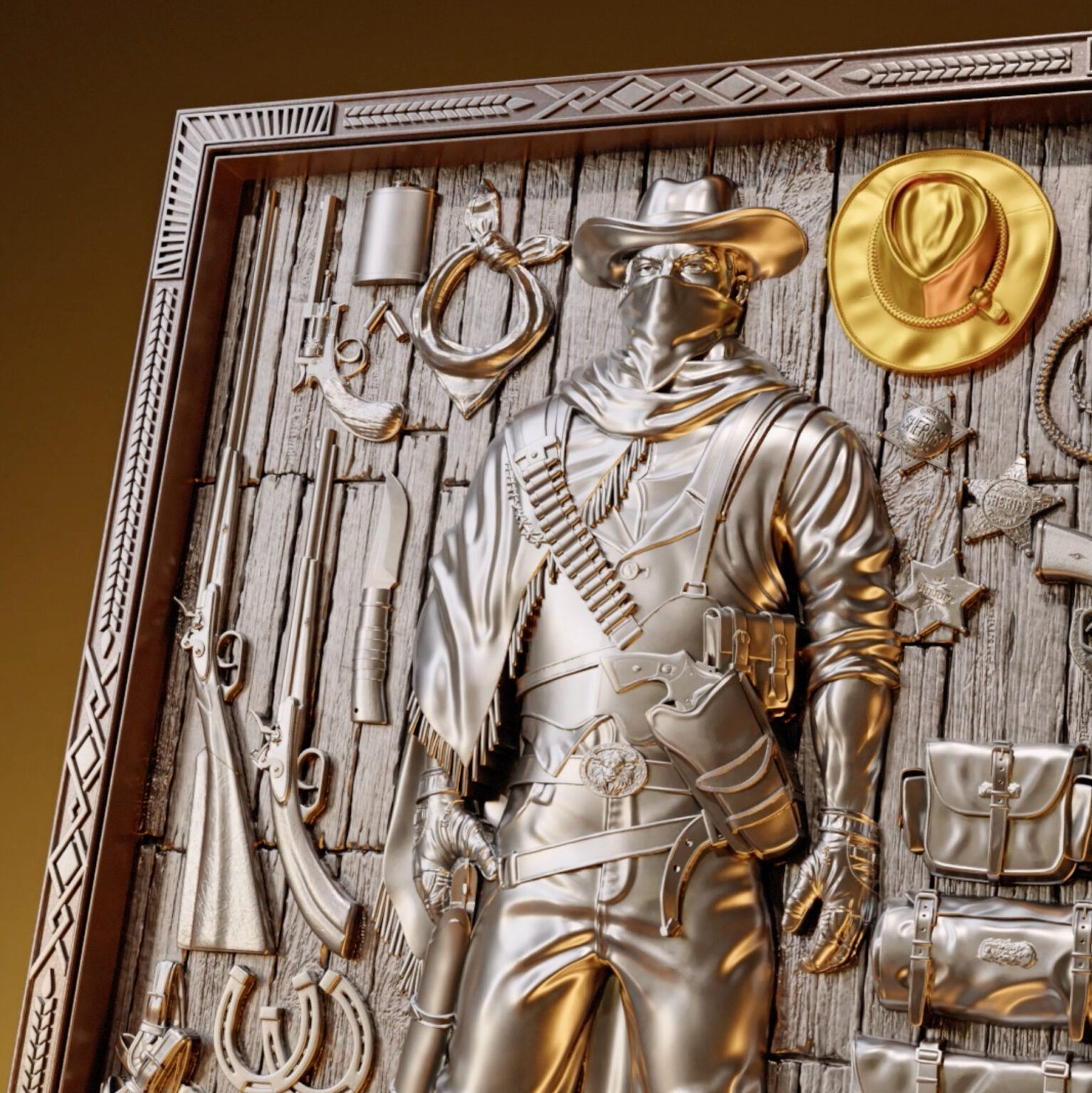 2025 Samoa Warriors Through Time - The Cowboy - Captain’s Chest Bullion