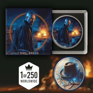 2025 Silver Eagle Colorized Heisenberg 1oz .999 Silver Coin - Captain’s Chest Bullion