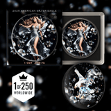 2025 Silver Eagle Month Series "Diamond Edition" 1oz Color Silver Coin - Captain’s Chest Bullion