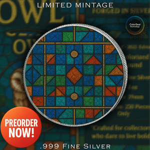 2025 Silver Eagle Mosaic Owl “Eyes of the Night” 1oz .999 Silver Coin - Captain’s Chest Bullion