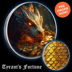 2025 Tyrant's Fortune 1oz .999 Silver Bullion Medal - Captain’s Chest Bullion