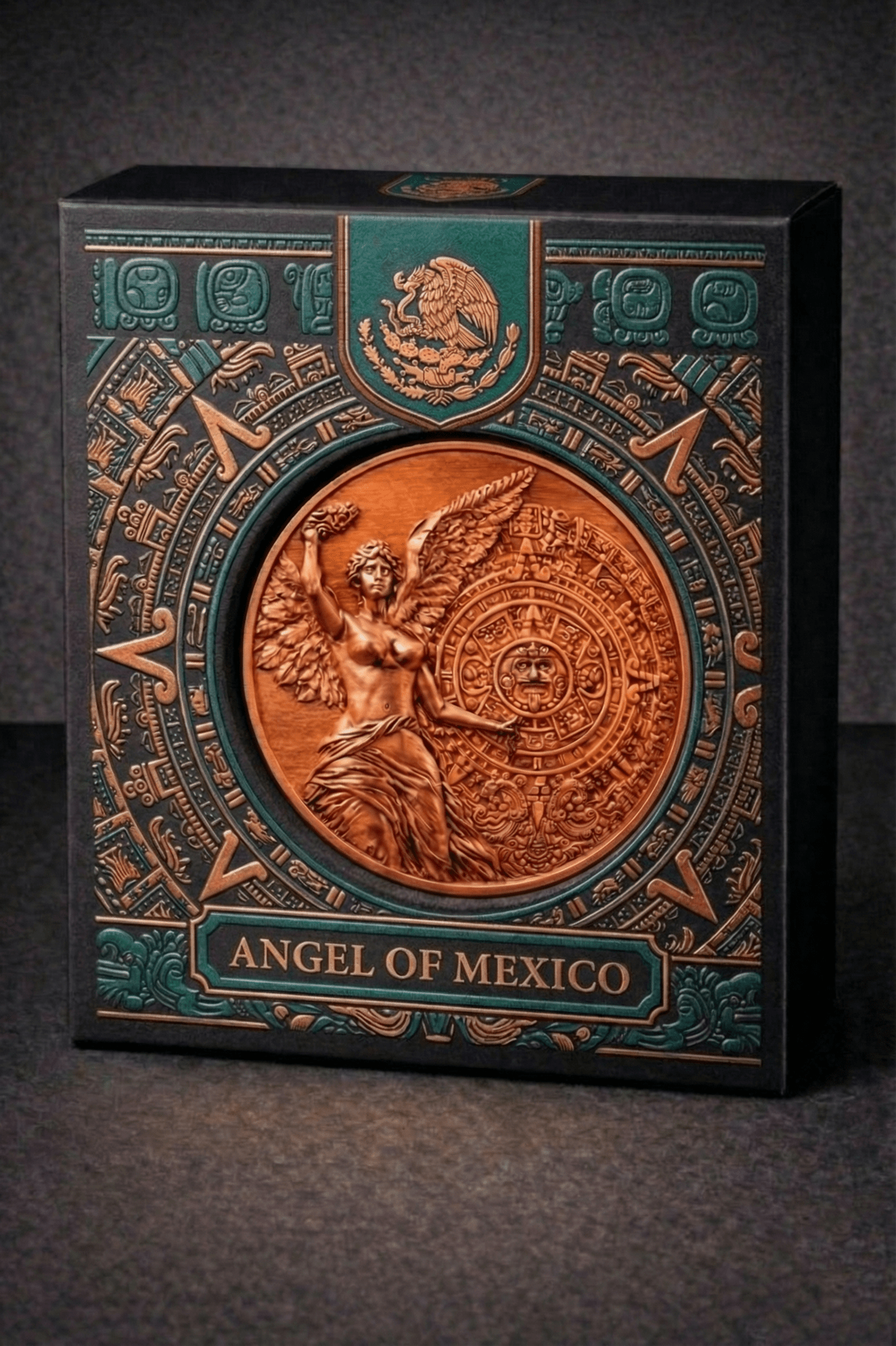 2026 Angel of Independence 5oz Enhanced .999 Fine Copper Medal - Captain’s Chest Bullion