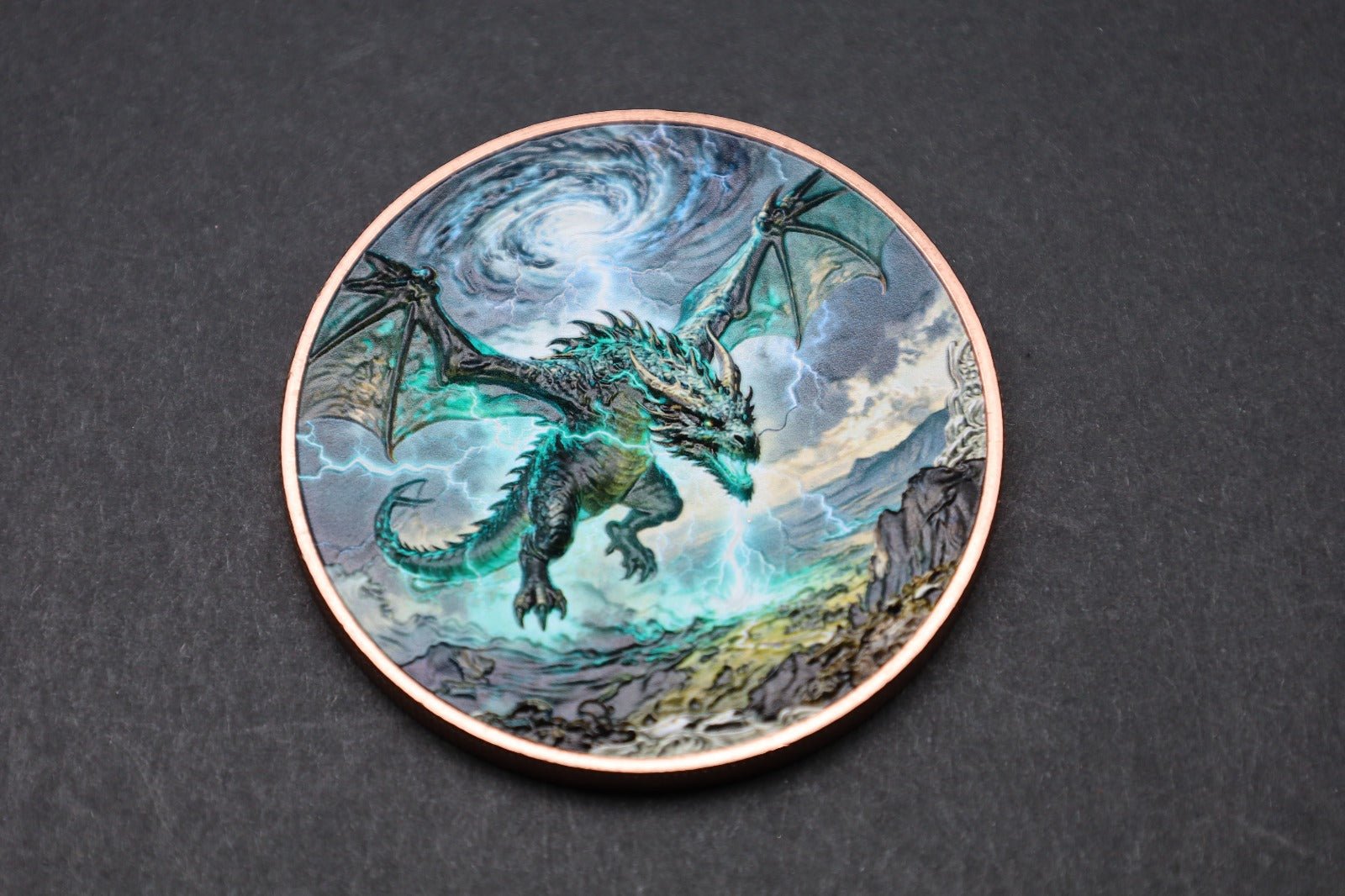 2026 Dragon Flight 5oz .999 Fine Copper in Capsule - Captain’s Chest Bullion