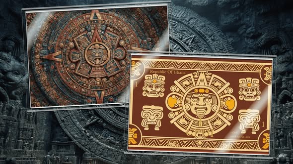 2026 Ghana Aztec Calendar 5g .999 Silver Foil - Captain’s Chest Bullion