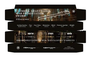2026 Ghana Ulysses S. Grant Civil War Sword 1.5 oz .999 Silver Coin - Captain’s Chest Bullion