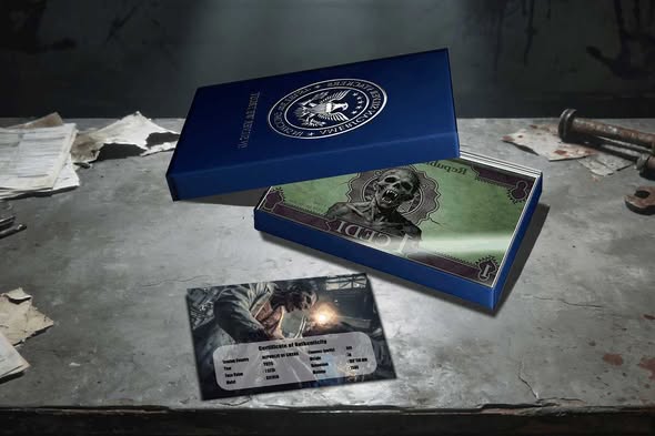 2026 Ghana Zombies 5g .999 Silver Foil - Captain’s Chest Bullion