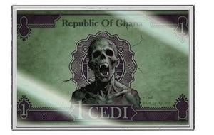 2026 Ghana Zombies 5g .999 Silver Foil - Captain’s Chest Bullion
