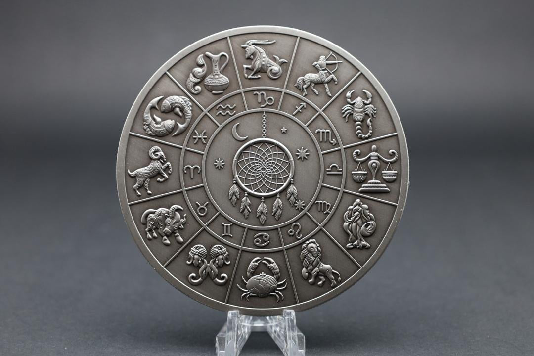 2026 Image Improvement Year of the War Horse 10oz Large Diameter .999 Copper with Antique Silver Finish - Captain’s Chest Bullion