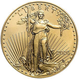 2026 Liberia American Gold Eagle 1/200 oz .9999 Gold Coin in Card - Captain’s Chest Bullion