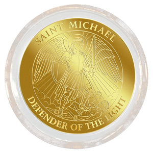 2026 Liberia Archangel Michael 1/1000 oz .9999 Gold Coin in Card - Captain’s Chest Bullion