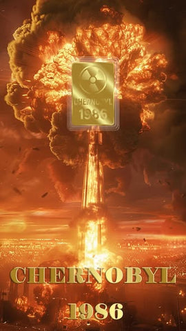 2026 Liberia Chernobyl 1/1000 oz .9999 Gold Coin in Card