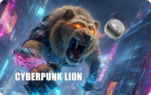 2026 Liberia Cyberpunk Lion 1/1000 oz .999 Palladium Coin in Card - Captain’s Chest Bullion