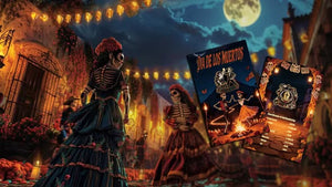 2026 Liberia Dia De los Muertos Bailando Shaped 1/1000 oz .9999 Gold Coin in Card - Captain’s Chest Bullion