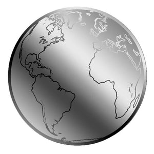 2026 Liberia Earth 1/1000 oz .999 Platinum Coin in Card - Captain’s Chest Bullion