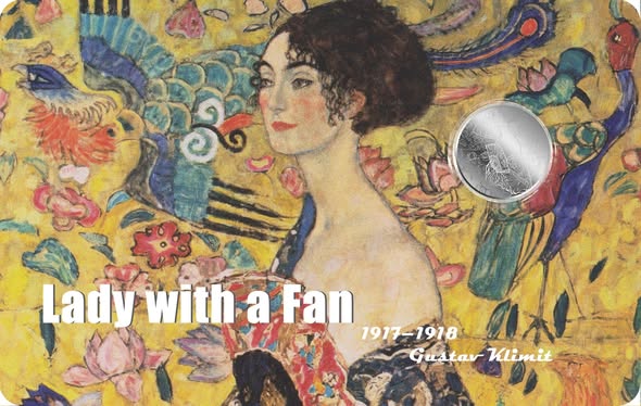 2026 Liberia Lady with a Fan 1/500 oz .999 Silver Coin in Card - Captain’s Chest Bullion