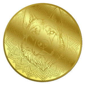 2026 Liberia Mandala The Dog 1/200 oz .9999 Gold Coin in Card - Captain’s Chest Bullion