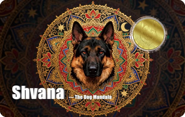 2026 Liberia Mandala The Dog 1/200 oz .9999 Gold Coin in Card - Captain’s Chest Bullion