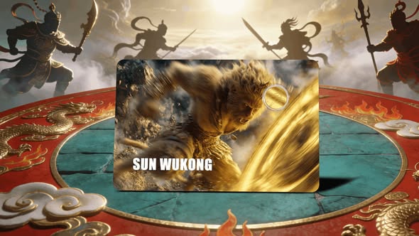 2026 Liberia Monkey King Sun Wukong 1/1000 oz .9999 Gold Coin in Card - Captain’s Chest Bullion