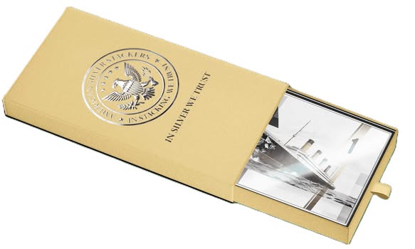 2026 Liberia RMS Titanic 1/10 oz .999 Silver Note - Captain’s Chest Bullion