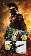 2026 Liberia Spartan 1/1000 oz .9999 Gold Coin in Card