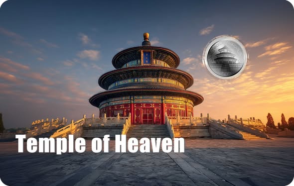 2026 Liberia Temple of Heaven 1/1000 oz .999 Palladium Coin in Card - Captain’s Chest Bullion