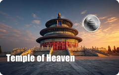 2026 Liberia Temple of Heaven 1/1000 oz .999 Palladium Coin in Card